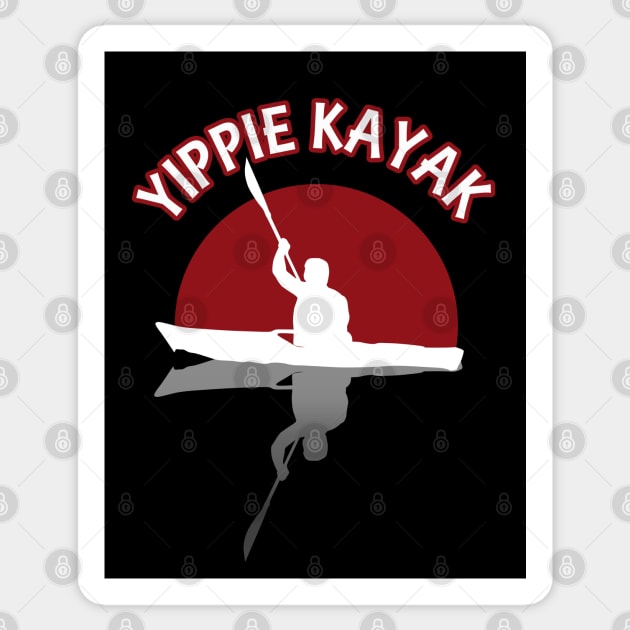 Yippie Kayak Sticker by TMBTM